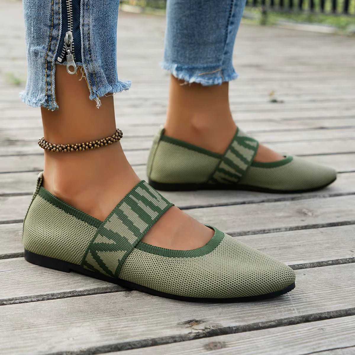 Comfort-Mesh Flats