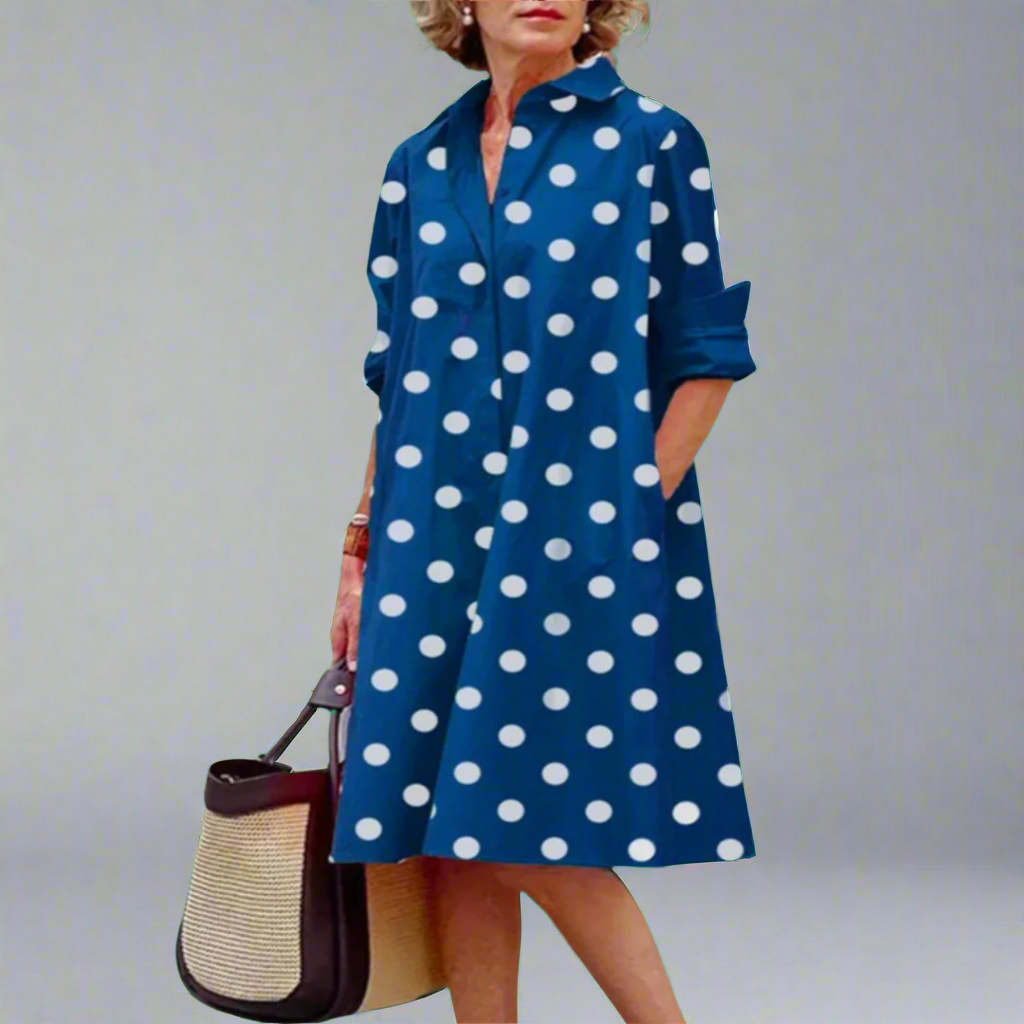 Elegant Cooling Midi Dress