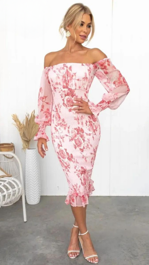 Effortless Elegance Floral Dress