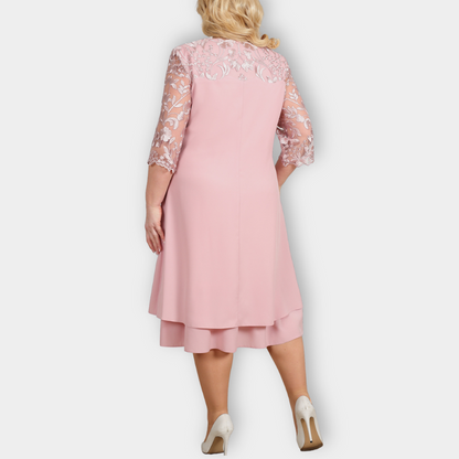 Effortless Elegance Plus-Size Dress
