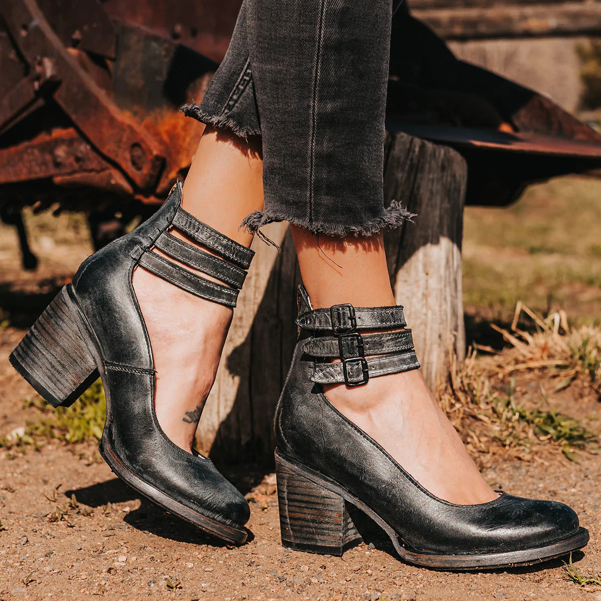 Ginevra Chic-Strap Heels