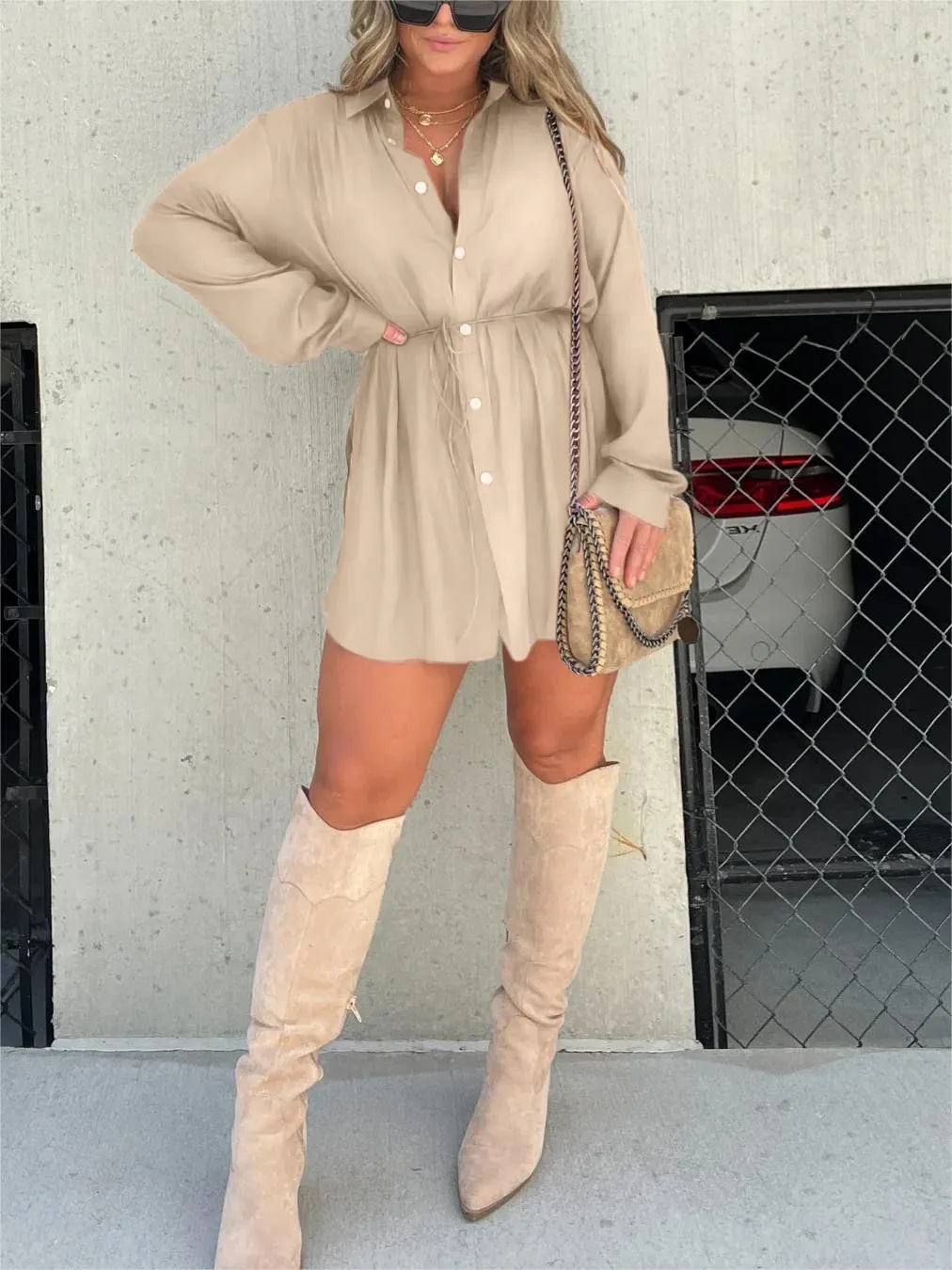 Jessika Silhouette Romper Dress