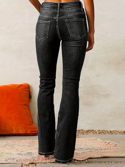 Easy-Care Button Flats