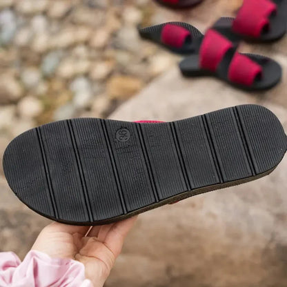 Elegant Support Mesh Sandals