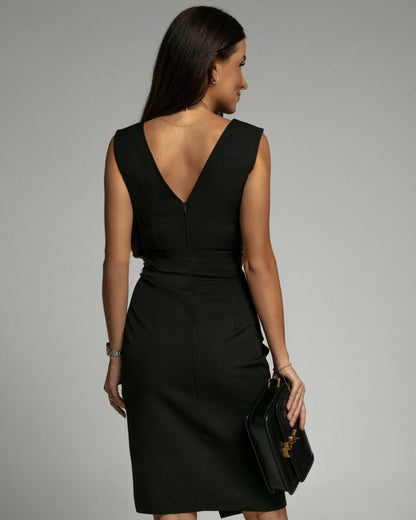 V-Neck Glamour Dress