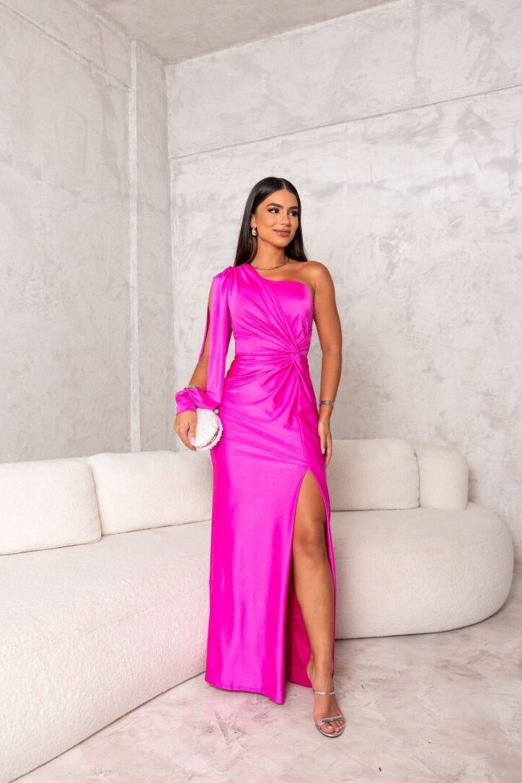 Elegant Satin Maxi for Radiant Nights