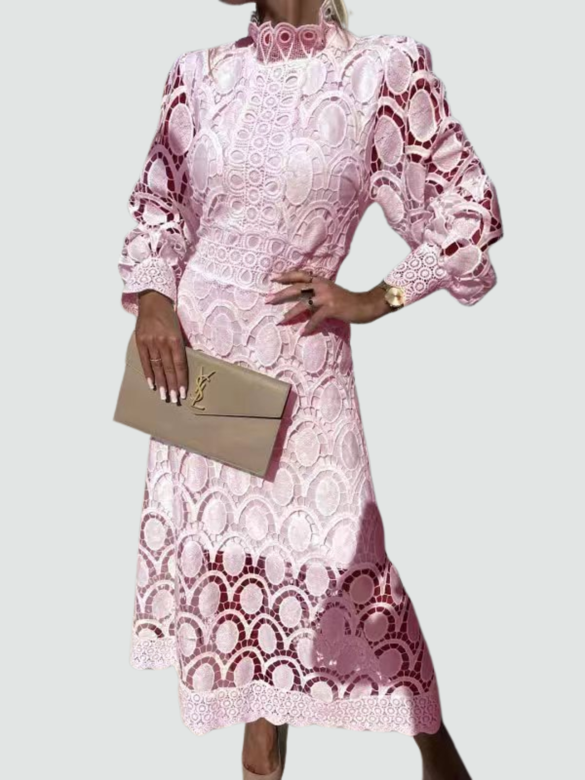 Timeless Lace Dress for Radiance