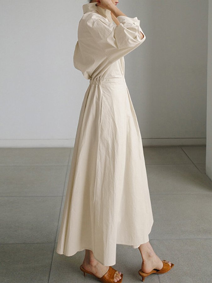 Elegant Flowing Long Dress