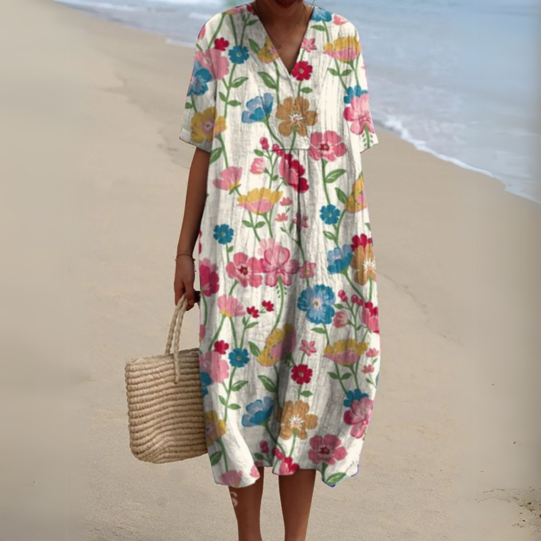 Breezy Floral Summer Dress
