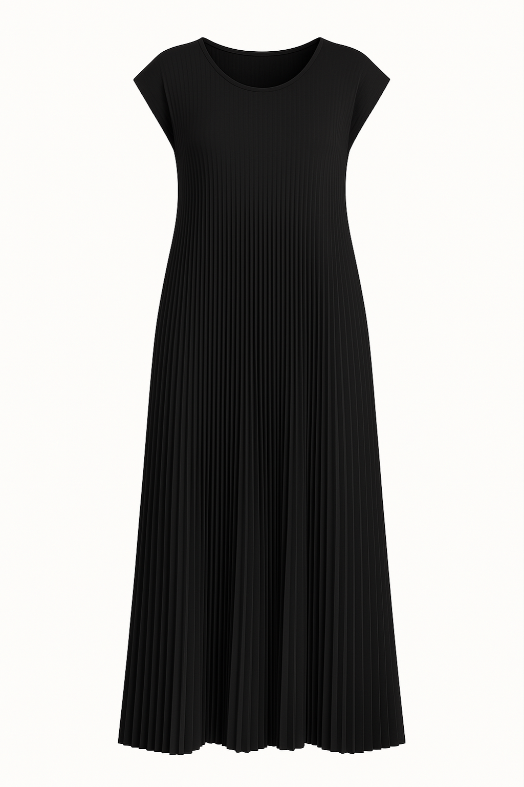 Flowy Pleated Maxi Dress