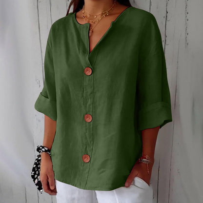 Cooling Linen Blouse