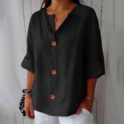 Cooling Linen Blouse