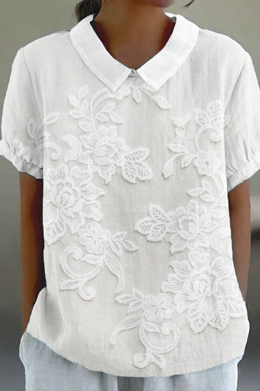 Cooling Peter-Pan Blouse
