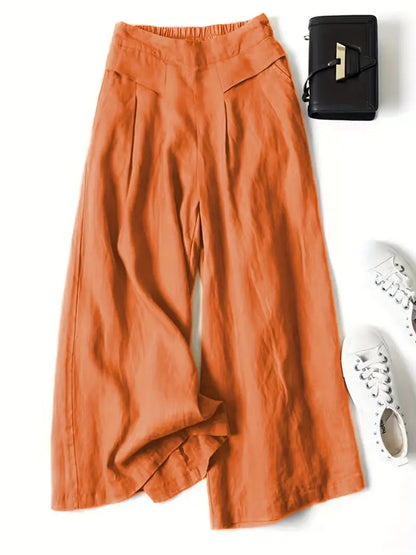 Easy-Care Viscose Trousers