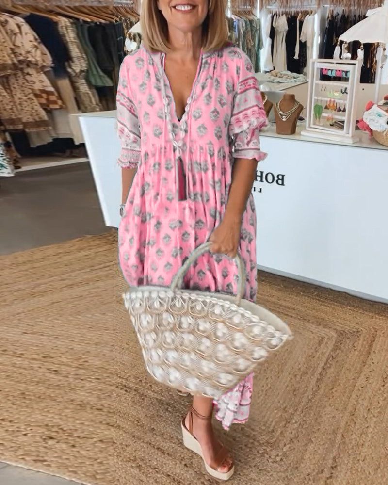 Luxe-Comfort Midi Dress