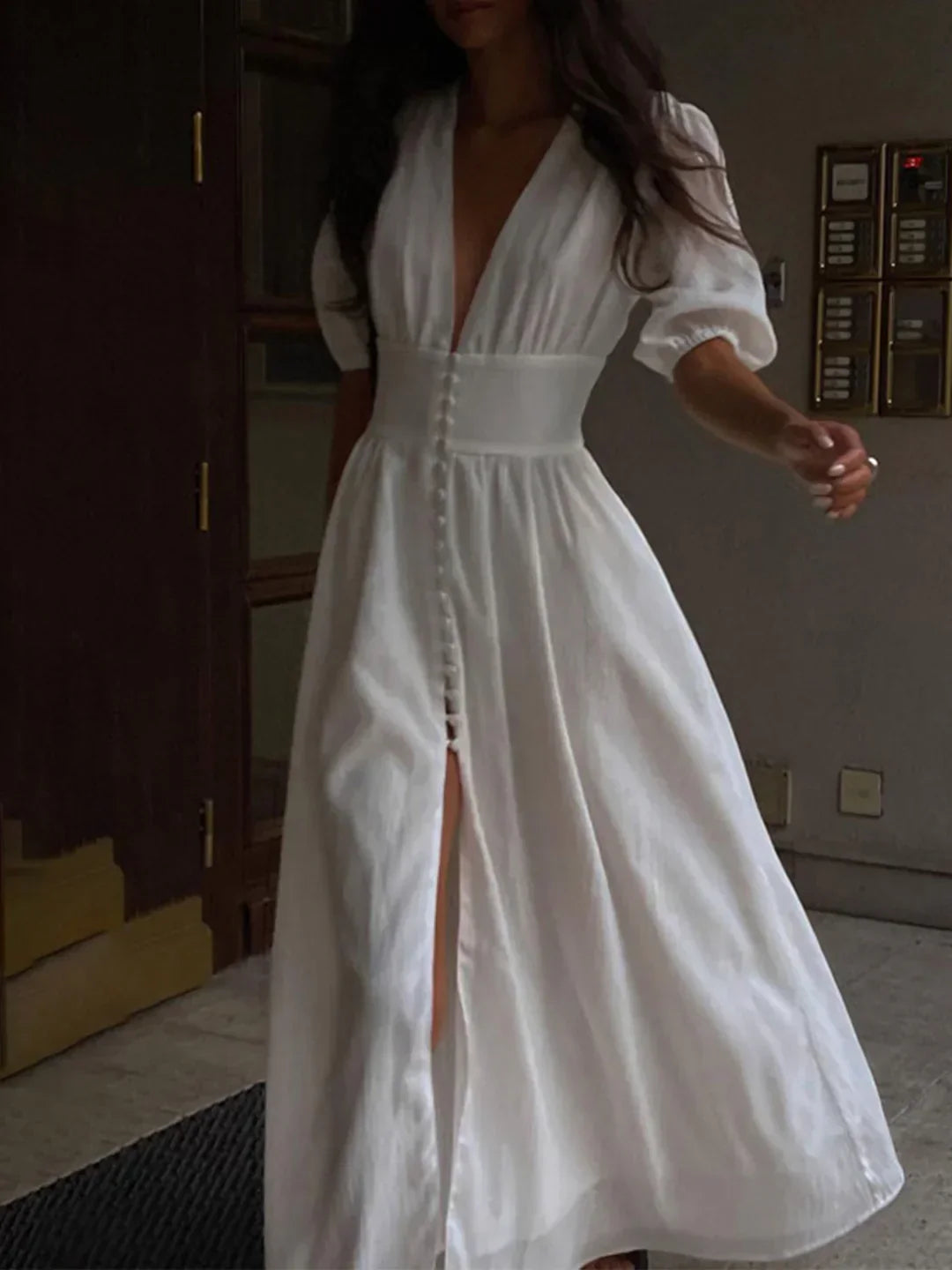 Waist-Defining Dress