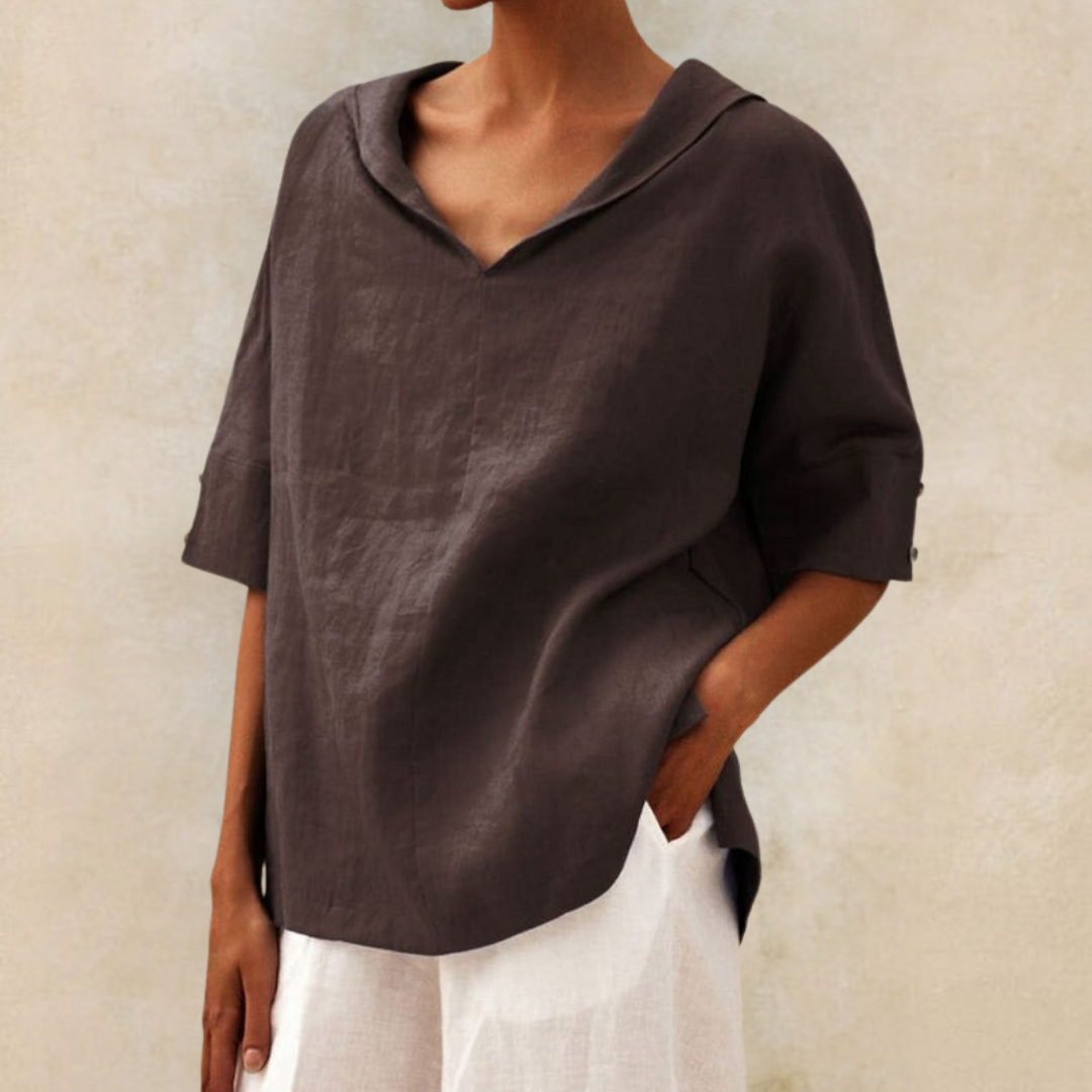 All-Season Loose-Fit Blouse