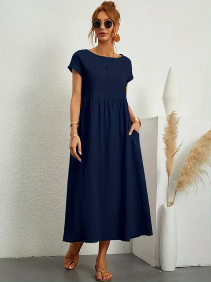 Cooling Cotton-Linen Dress