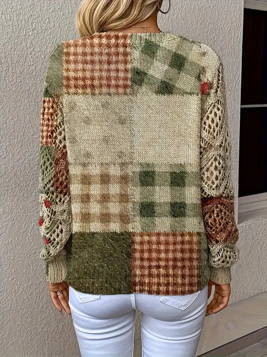 Floral Easy-Care Jumper
