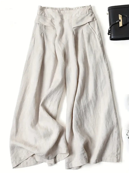 Easy-Care Viscose Trousers