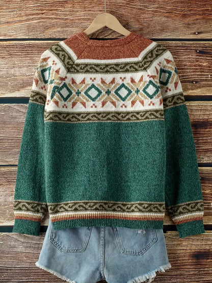 Striped Easy-Care Cardigan