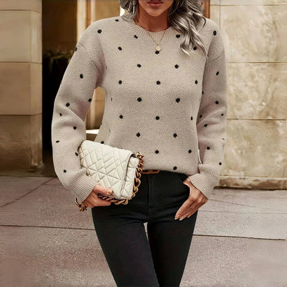 Cosy Polka-Dot Jumper