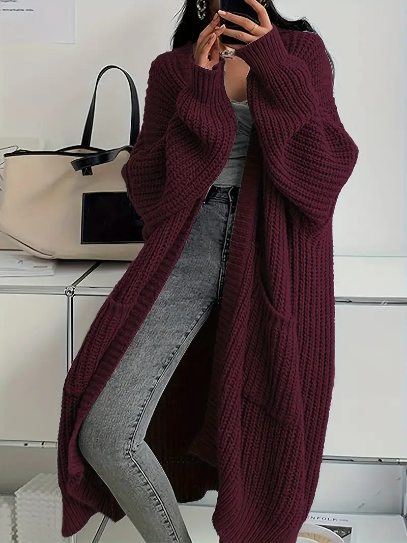 Flattering-Fit Long Cardigan
