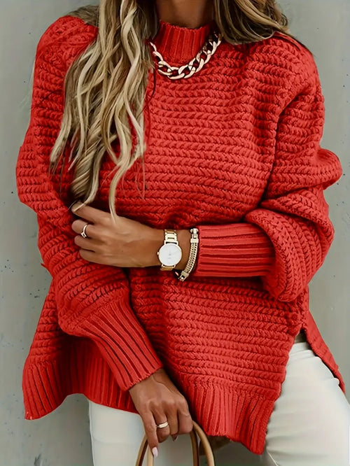 Figure-Flattering Longline Jumper