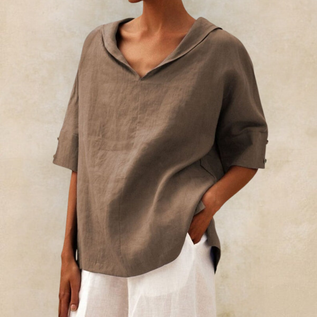 All-Season Loose-Fit Blouse