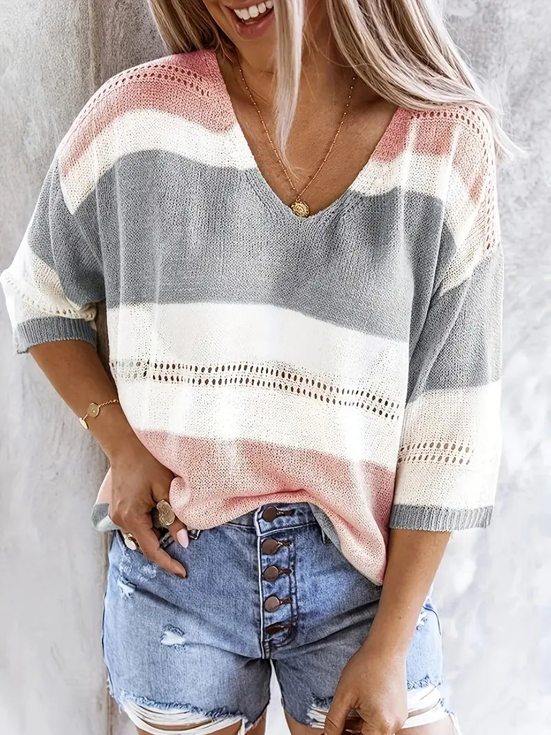 Flattering-Fit V-Neck Jumper