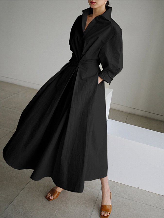 Elegant Flowing Long Dress