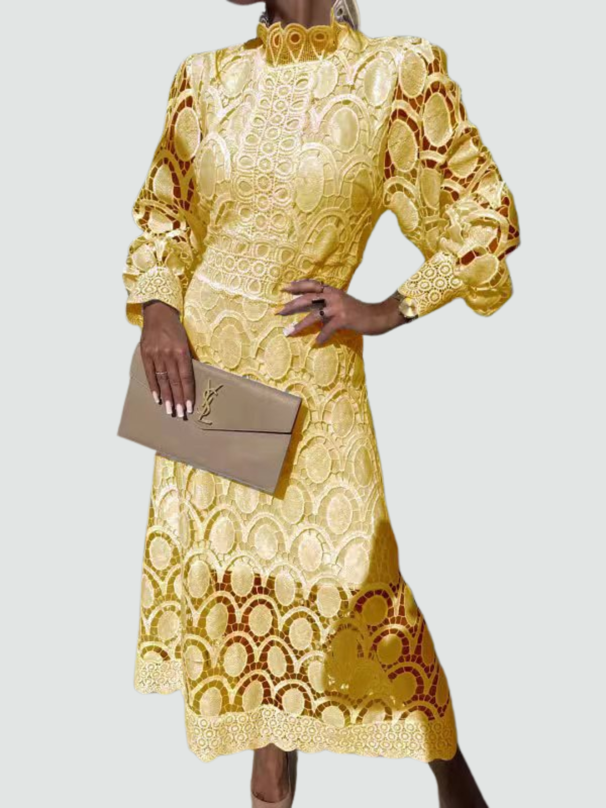 Timeless Lace Dress for Radiance