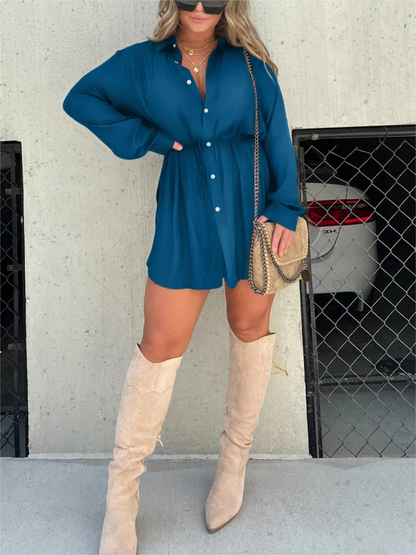 Jessika Silhouette Romper Dress