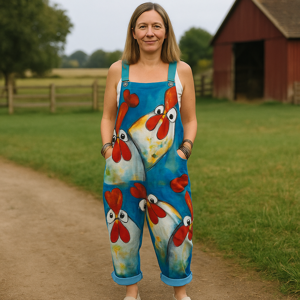 Vintage-Style Comfort Jumpsuit