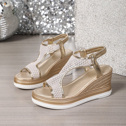 Pain-Relief Wedge Sandals