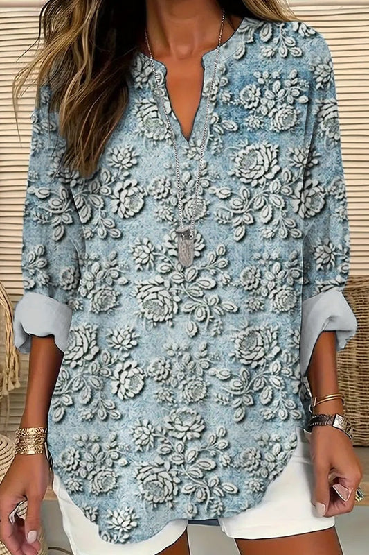 Cooling Embroidered Blouse