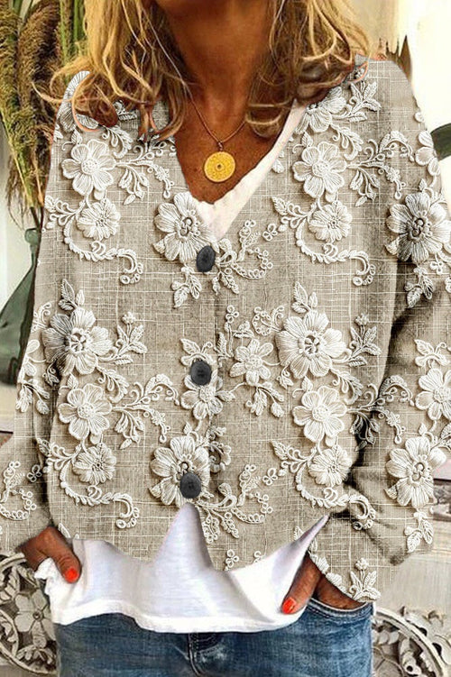 Petal-Soft Cardigan
