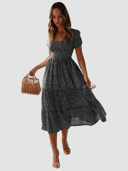 Effortless Vintage Elegance Dress