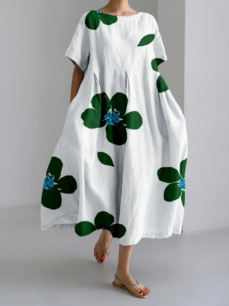 Elegant Floral Summer Dress
