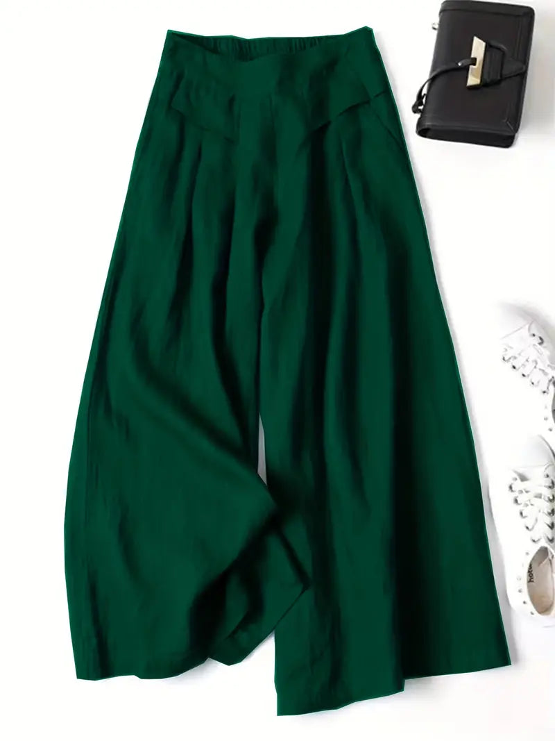 Easy-Care Viscose Trousers