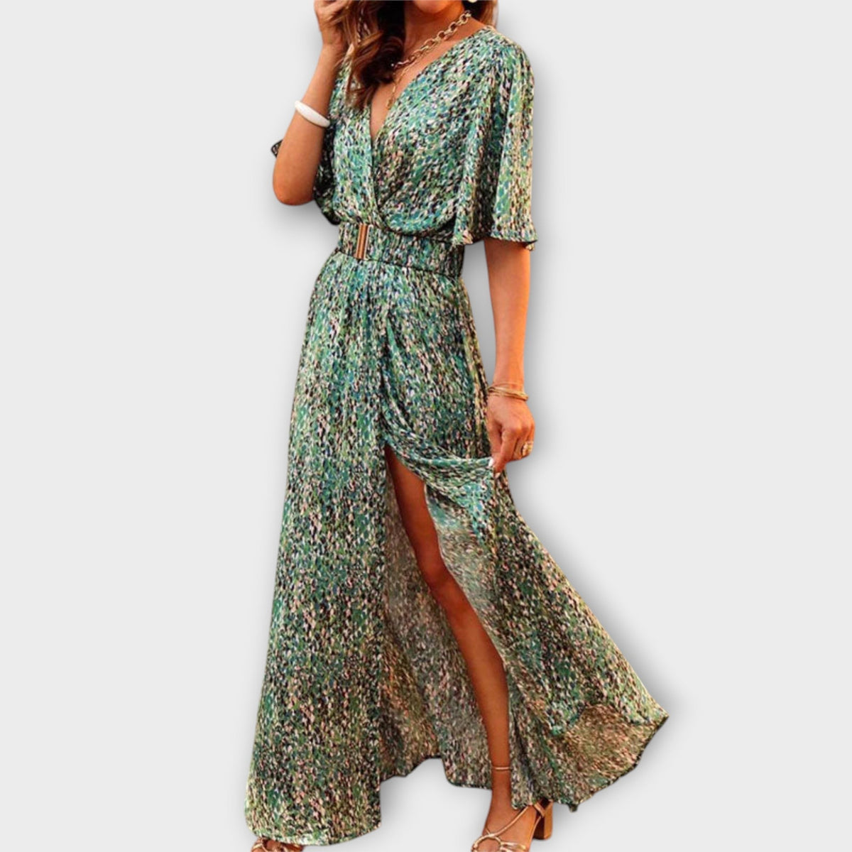 Elegant Comfort Wrap Dress