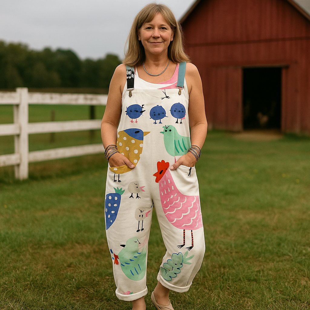 Vintage Charm Jumpsuit