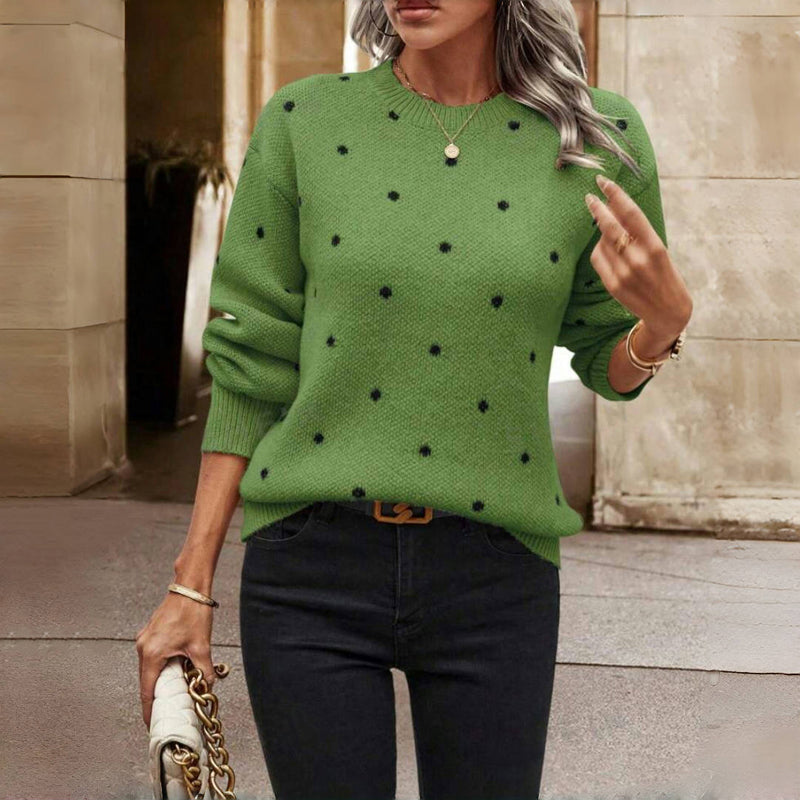Cosy Polka-Dot Jumper