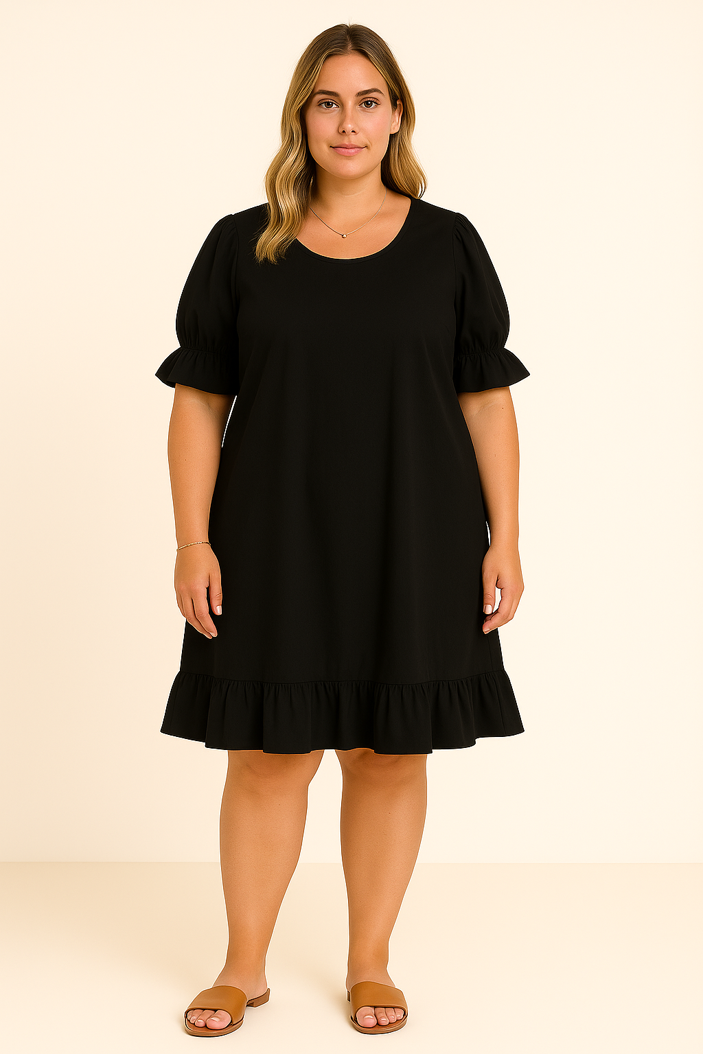 Cool-Comfort Ruffle Dress