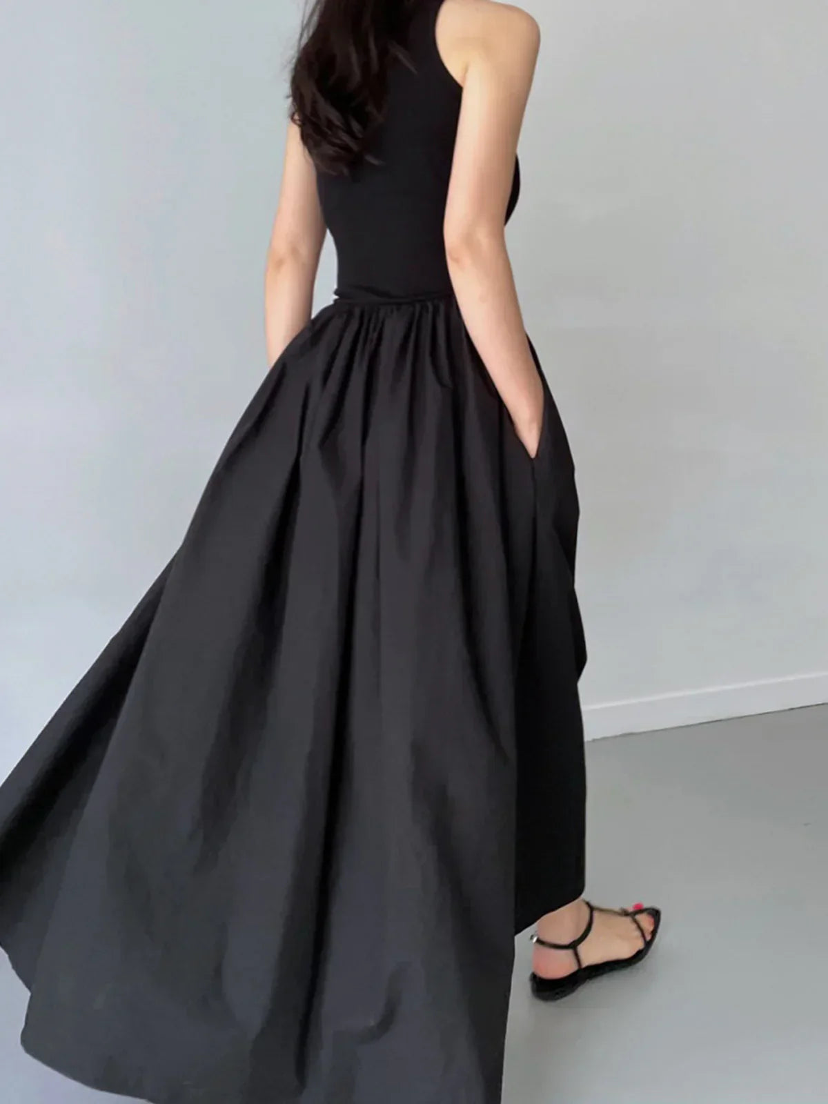 Soft-Stretch Maxi Dress