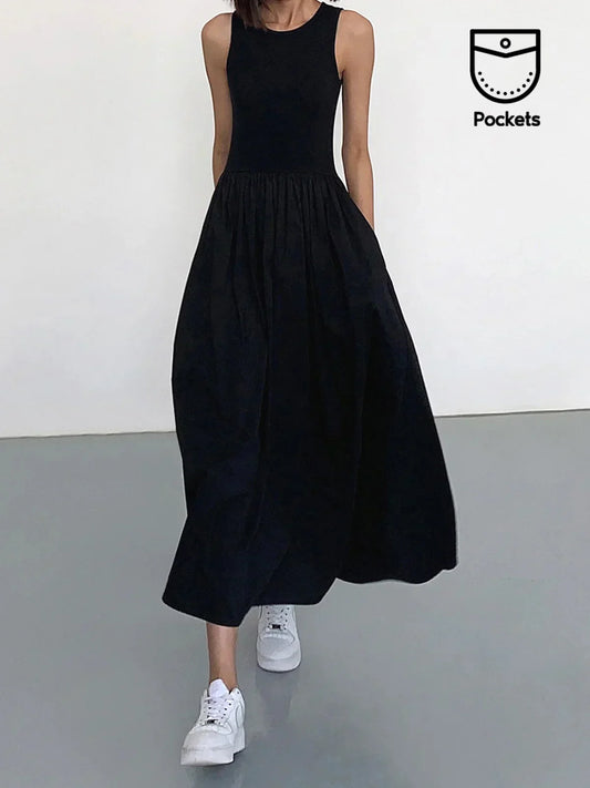 Soft-Stretch Maxi Dress