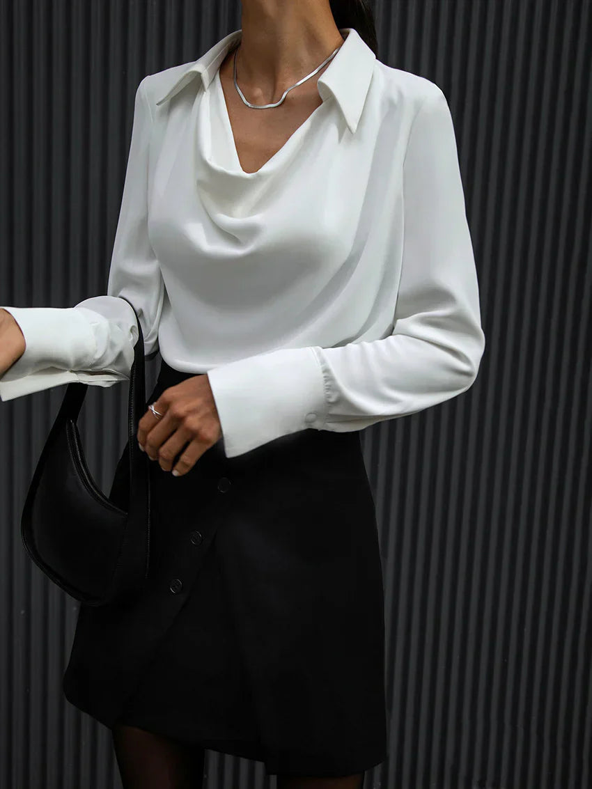 Effortless Elegance V-Neck Blouse