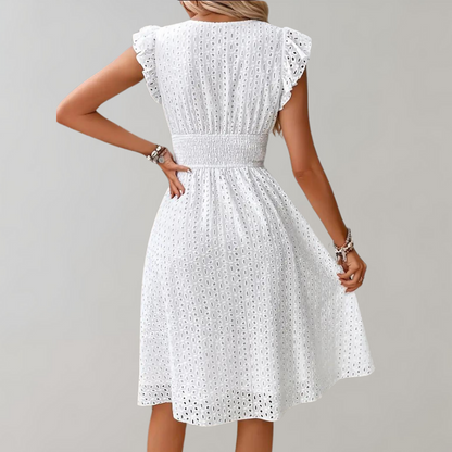 Ruffled-Detail Summer Dress