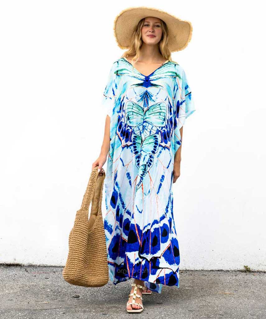 Eco-Soft Kaftan Dress