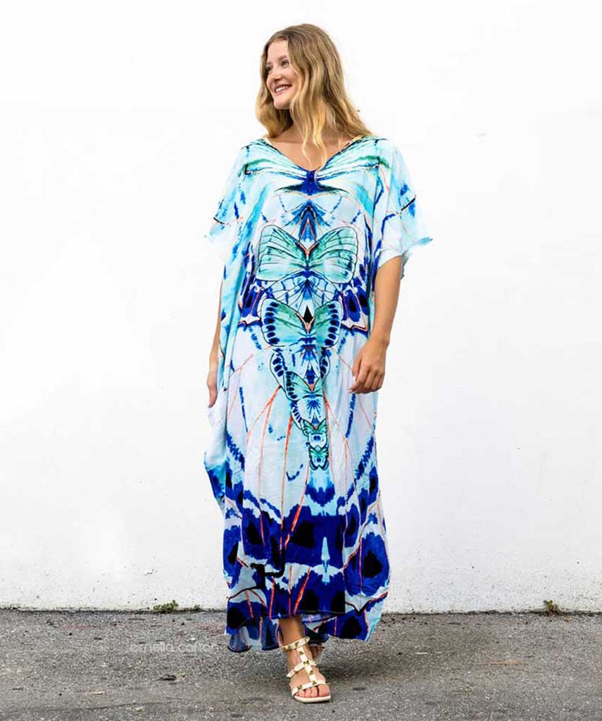 Eco-Soft Kaftan Dress